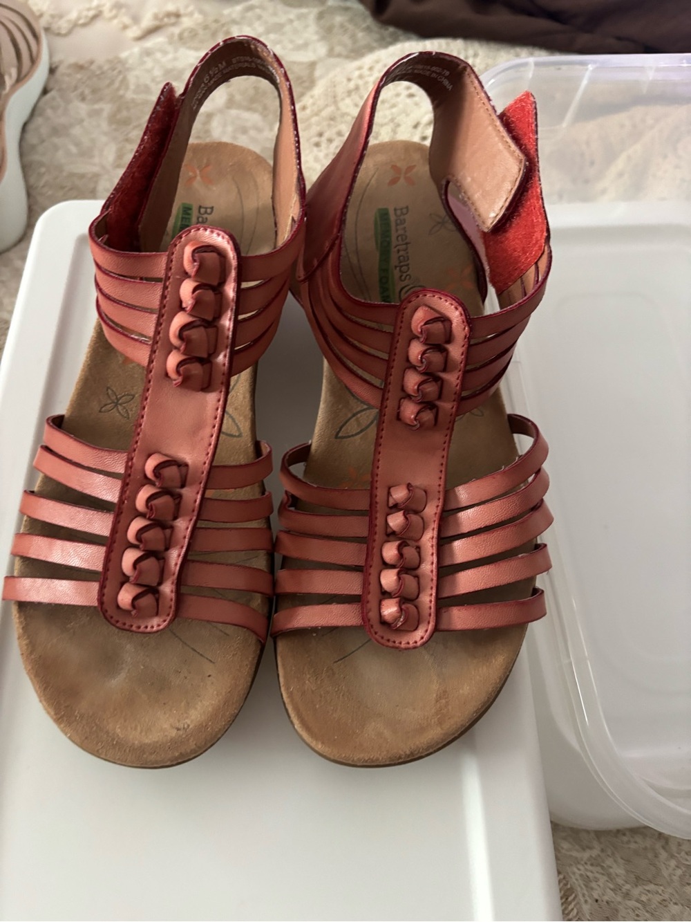 BareTraps Coral Strappy Slingback Sandals